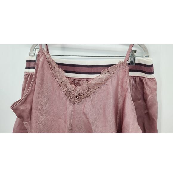 New NWT Sleep By Cacique High Rise Plus Sleep Pajama Shorts Lace Detail 18/20 - Picture 3 of 6